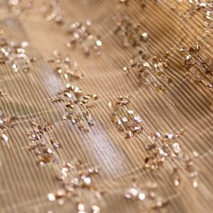 Pleated Tulle with Sequence