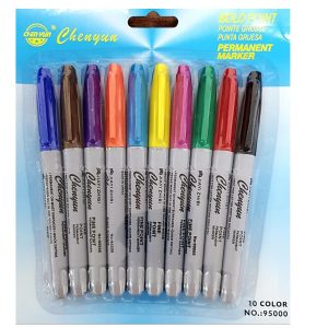 Assorted Permanent Marker Pens